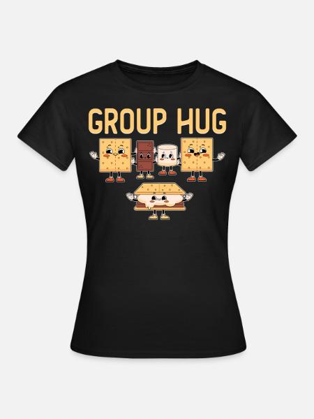 Group Hug - Frauen T-Shirt - Schwarz