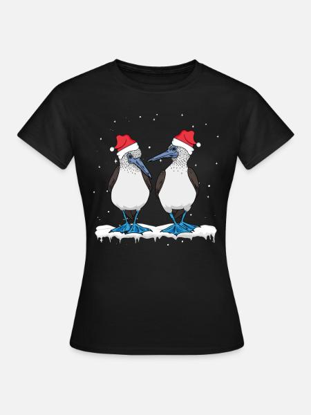Seevögel Blaufußtölpel - Frauen T-Shirt - Schwarz