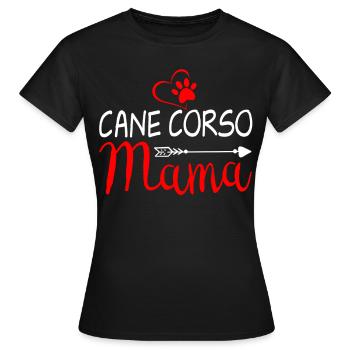 Cane Corso Mama - T-shirt Femme - noir - Devant - AI Model Female 172 dark (172cm)