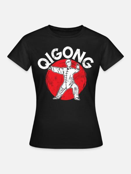 Qigong Kampfkunst Tai Chi für Kampfsportler Qigong - Dame-T-shirt - sort