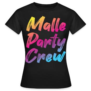 Malle Party Crew - Women's T-Shirt - black - Front - AI Model Female 172 dark (172cm)