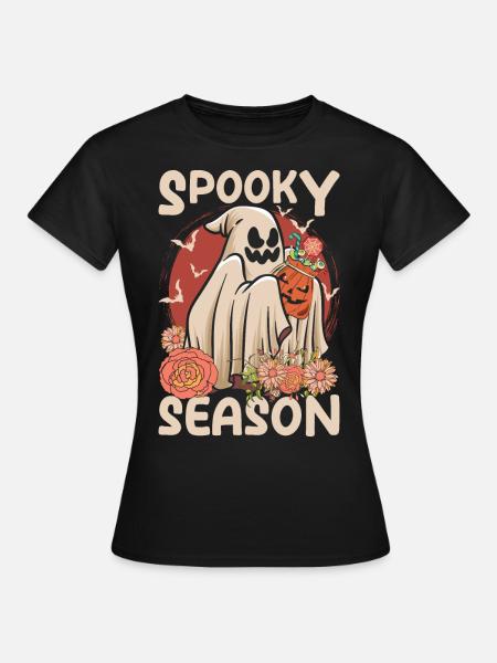 Spooky Season - Frauen T-Shirt - Schwarz