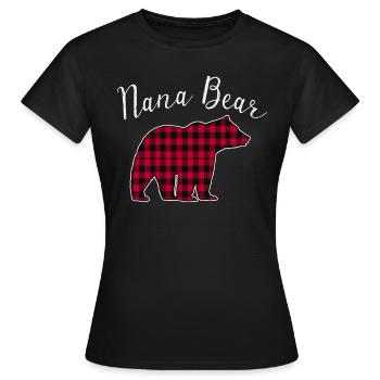 Sœur Ours - T-shirt Femme - noir - Devant - AI Model Female 172 dark (172cm)