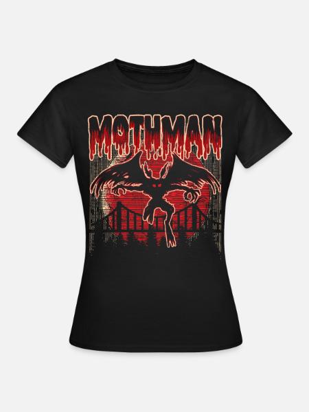 Mothman - Frauen T-Shirt - Schwarz
