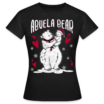 Abuela Bear - Frauen T-Shirt - Schwarz - Vorne - AI Model Female 172 dark (172cm)