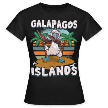 Galapagos Islands - Frauen T-Shirt - Schwarz - Vorne - AI Model Female 172 dark (172cm)