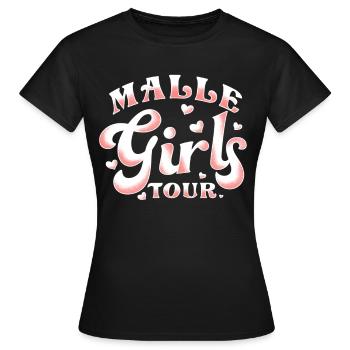 Visite des filles de Malle - T-shirt Femme - noir - Devant - AI Model Female 172 dark (172cm)