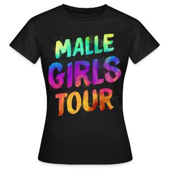Visite des filles de Malle - T-shirt Femme - noir - Devant - AI Model Female 172 dark (172cm)