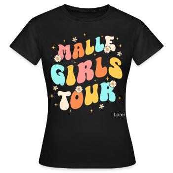 Visite des filles de Malle - T-shirt Femme - noir - Devant - AI Model Female 172 dark (172cm)