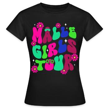 Malle Girls Tour - Frauen T-Shirt - Schwarz - Vorne - AI Model Female 172 dark (172cm)