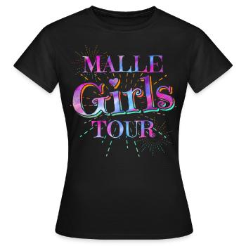 Malle Girls Tour - Frauen T-Shirt - Schwarz - Vorne - AI Model Female 172 dark (172cm)