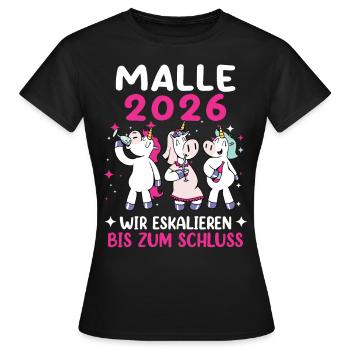 Centre commercial pour femmes 2026 - T-shirt Femme - noir - Devant - AI Model Female 172 dark (172cm)