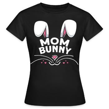 Maman lapin - T-shirt Femme - noir - Devant - AI Model Female 172 dark (172cm)