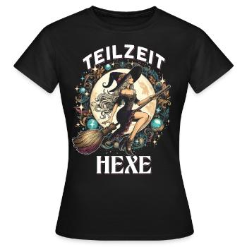 Sorcière à temps partiel - T-shirt Femme - noir - Devant - AI Model Female 172 dark (172cm)
