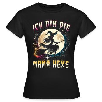 I'm the Mama Witch - Women's T-Shirt - black - Front - AI Model Female 172 dark (172cm)