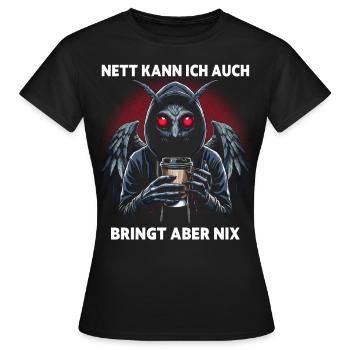 Sympa je peux aussi apporter mais rien n’apporte - T-shirt Femme - noir - Devant - AI Model Female 172 dark (172cm)