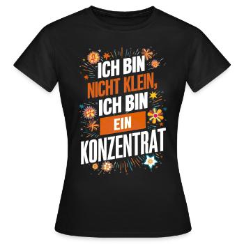 Petit petit concentré Cool Dicton - T-shirt Femme - noir - Devant - AI Model Female 172 dark (172cm)
