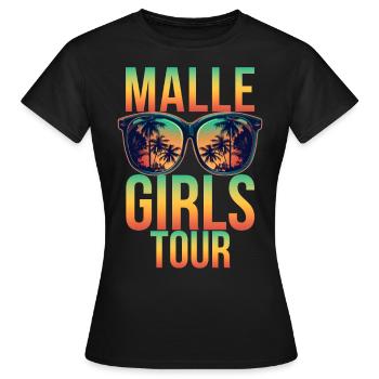 Visite des filles de Malle - T-shirt Femme - noir - Devant - AI Model Female 172 dark (172cm)
