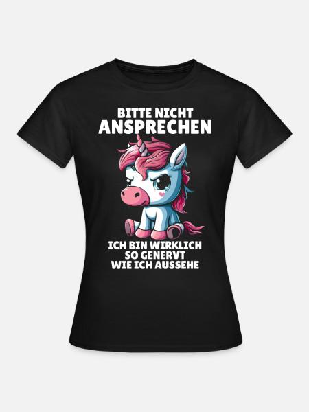 Please don't talk to me, I'm really so annoyed - Women's T-Shirt - black