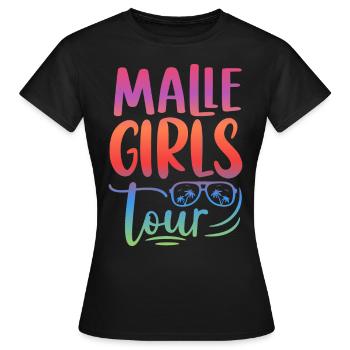 Visite des filles de Malle - T-shirt Femme - noir - Devant - AI Model Female 172 dark (172cm)