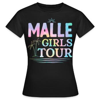 Visite des filles de Malle - T-shirt Femme - noir - Devant - AI Model Female 172 dark (172cm)