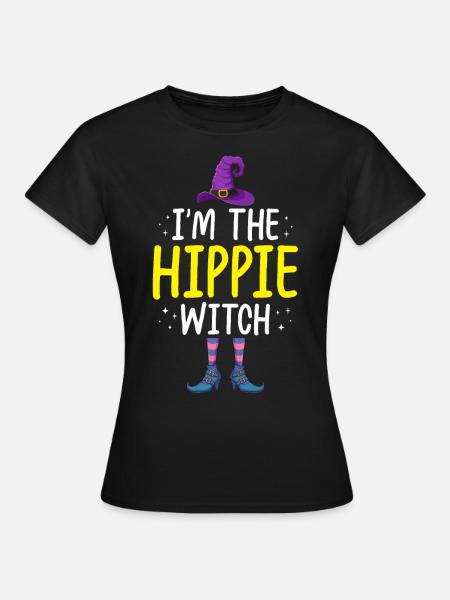 I'm the Hippie Witch - Frauen T-Shirt - Schwarz