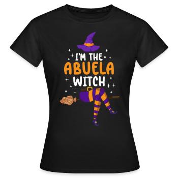 I'm the Abuela Witch - Frauen T-Shirt - Schwarz - Vorne - AI Model Female 172 dark (172cm)