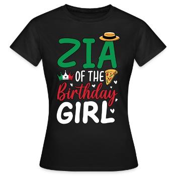 Zia Of The Birthday Girl - Women's T-Shirt - black - Front - AI Model Female 172 dark (172cm)