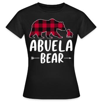 Abuela Bear - Frauen T-Shirt - Schwarz - Vorne - AI Model Female 172 dark (172cm)