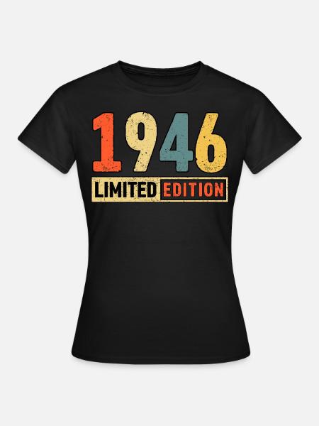 Édition limitée 1946 - T-shirt Femme - noir