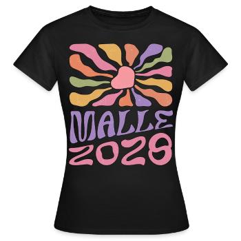 Malle 2028 - Frauen T-Shirt - Schwarz - Vorne - AI Model Female 172 dark (172cm)