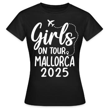 Girls On Tour Mallorca 2025 (Garantie du prix le plus bas) - T-shirt Femme - noir - Devant - AI Model Female 172 dark (172cm)