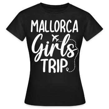 Mallorca Girls Trip - Frauen T-Shirt - Schwarz - Vorne - AI Model Female 172 dark (172cm)
