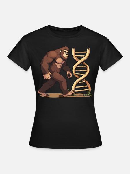Bigfoot DNA - Frauen T-Shirt - Schwarz
