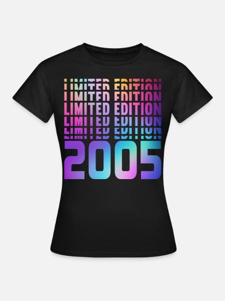 Limited Edition 2005 - Frauen T-Shirt - Schwarz