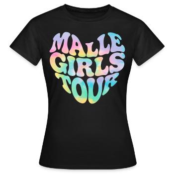 Visite de Malle Girls - T-shirt Femme - noir - Devant - AI Model Female 172 dark (172cm)