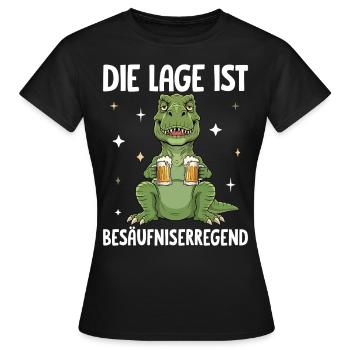 La situation est l’ivresse - T-shirt Femme - noir - Devant - AI Model Female 172 dark (172cm)