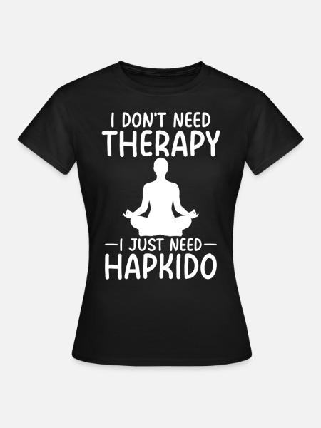 Therapy Hapkido - Frauen T-Shirt - Schwarz