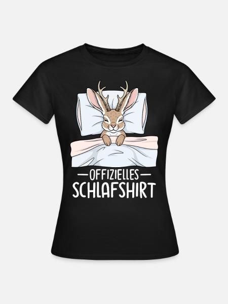 Offizielles Schlafshirt - Frauen T-Shirt - Schwarz