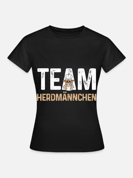Erdmännchen Herdmännchen - Frauen T-Shirt - Schwarz