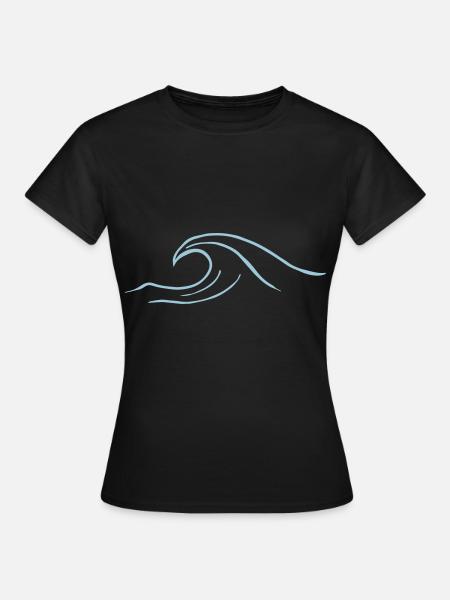 Vague - T-shirt Femme - noir