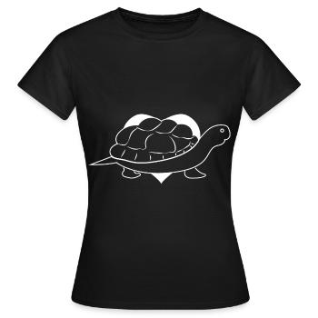 Turtle Turtle - Women's T-Shirt - black - Front - AI Model Female 172 dark (172cm)