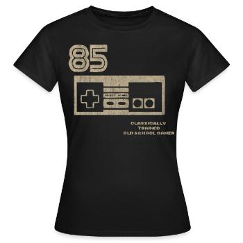 online gaming - Frauen T-Shirt - Schwarz - Vorne - AI Model Female 172 dark (172cm)