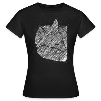 Fox, foxes - Women's T-Shirt - black - Front - AI Model Female 172 dark (172cm)