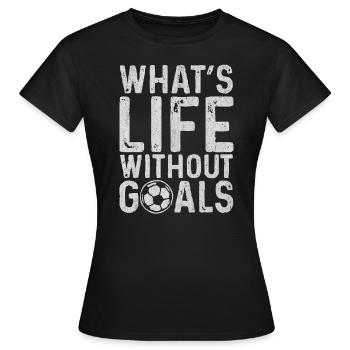 Football, football - T-shirt Femme - noir - Devant - AI Model Female 172 dark (172cm)