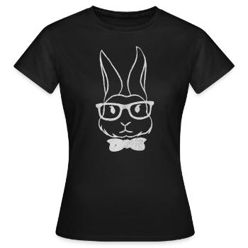 Easter, Easter , Easter Egg - Women's T-Shirt - black - Front - AI Model Female 172 dark (172cm)