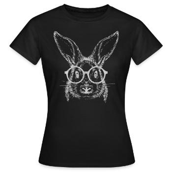 Easter, Easter , Easter Egg - Women's T-Shirt - black - Front - AI Model Female 172 dark (172cm)
