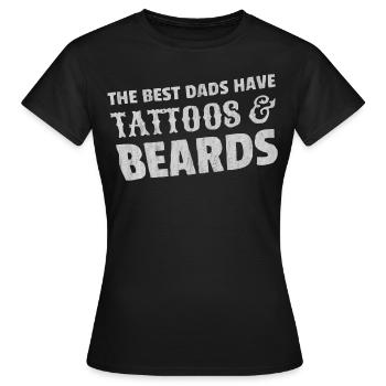 Tatouage, tatouage, tatouage - T-shirt Femme - noir - Devant - AI Model Female 172 dark (172cm)