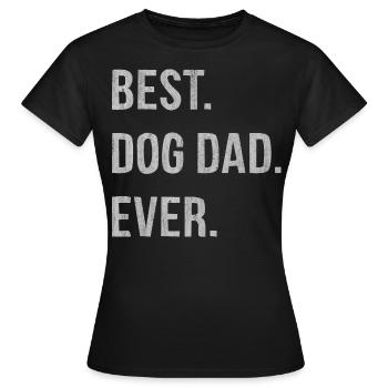 Dog, love dogs, dog lovers, dog lovers - Women's T-Shirt - black - Front - AI Model Female 172 dark (172cm)