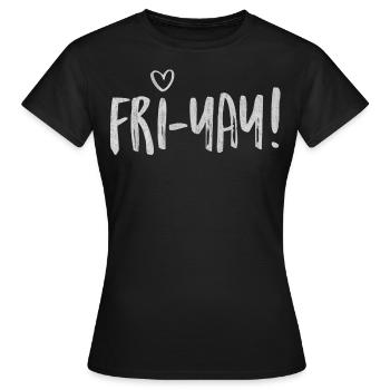 Lehrer, Lehrerin, Lehrer sein, Lehrer Beruf, Unter - Frauen T-Shirt - Schwarz - Vorne - AI Model Female 172 dark (172cm)